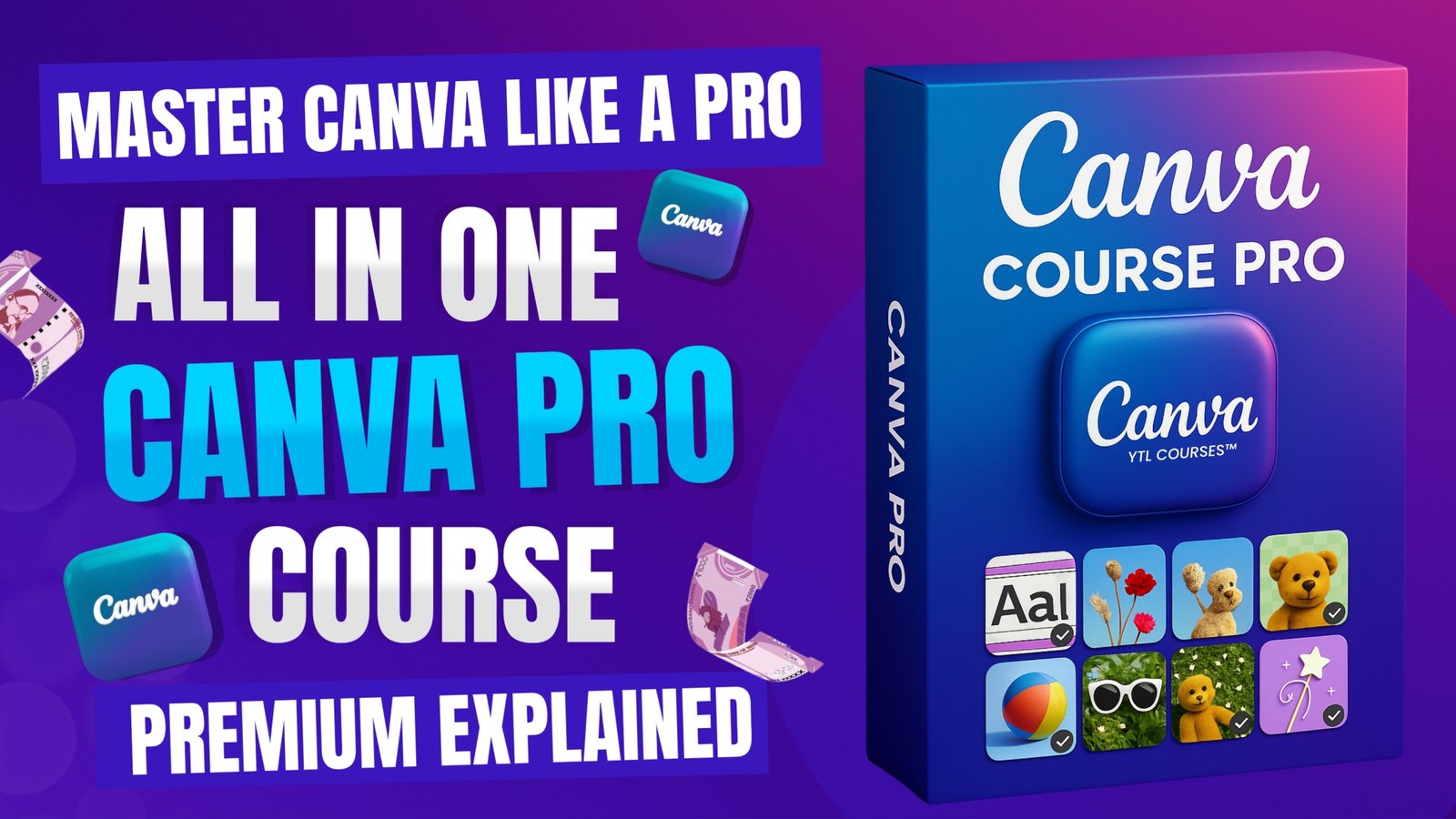 Best Canva Mastery Program With Certificate, From Beginning to Advanced Level