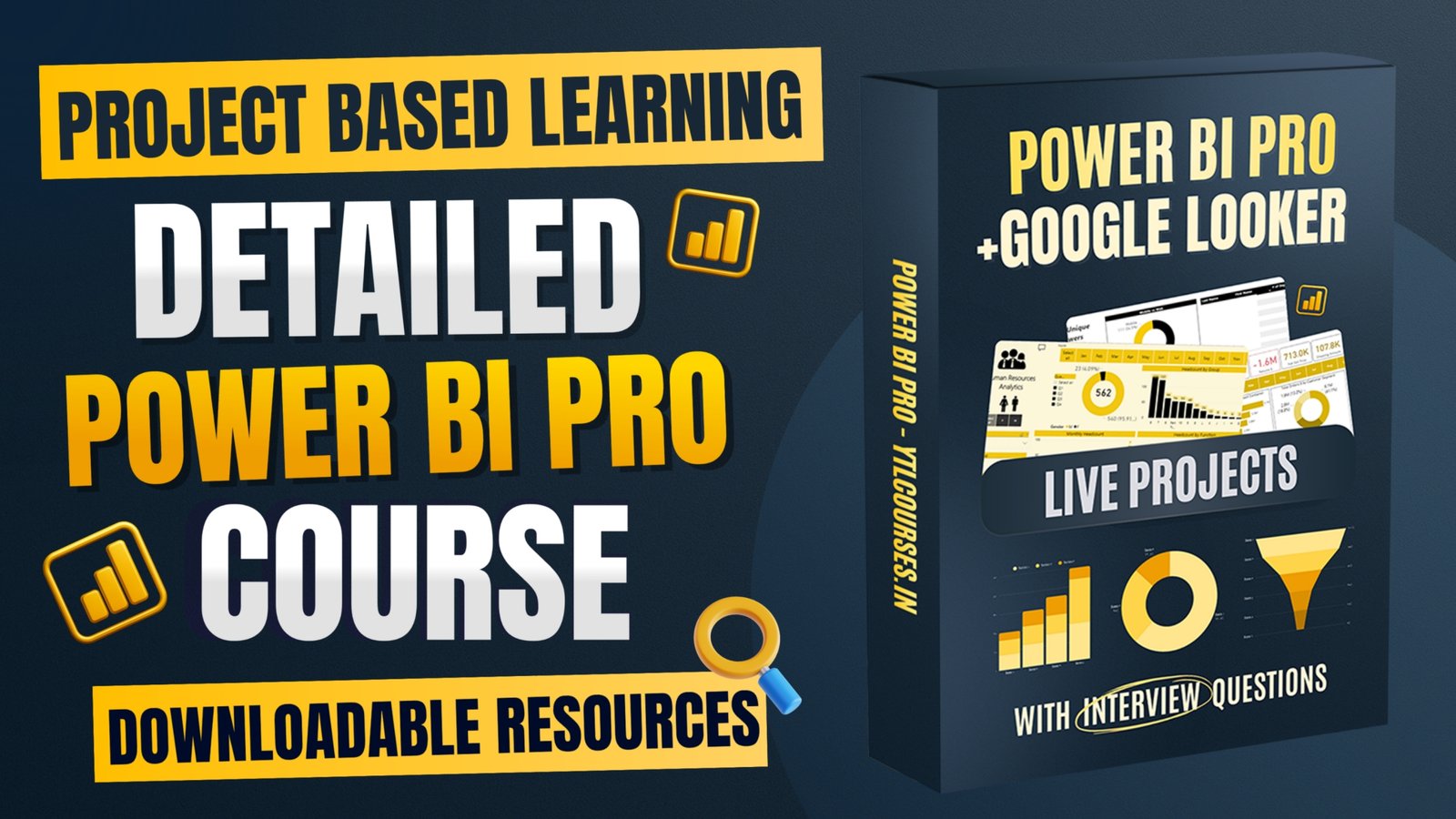 Power BI Training With Certificate, Be The Expert of Google Looker Studio and Power BI