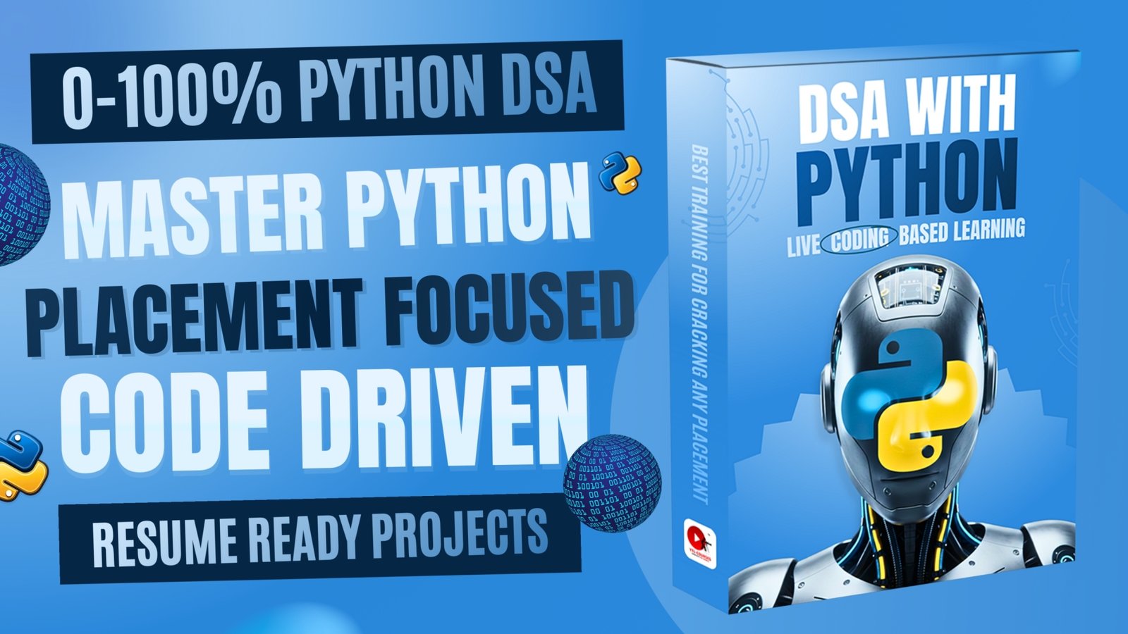 Best Python DSA Program - Placement Focused Training With Resume Ready Projects